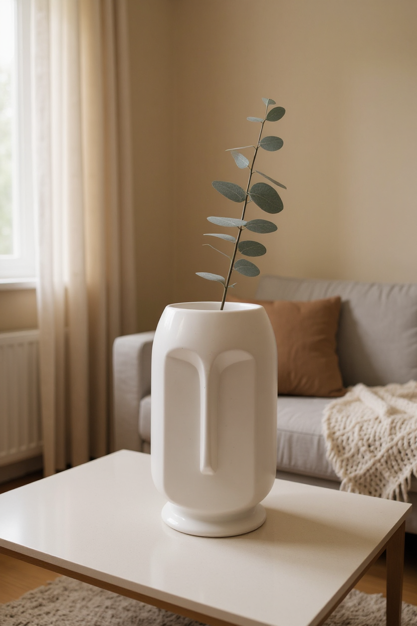 Claykaari Monarch Ceramic Vase – Sculptural Modern Accent Piece