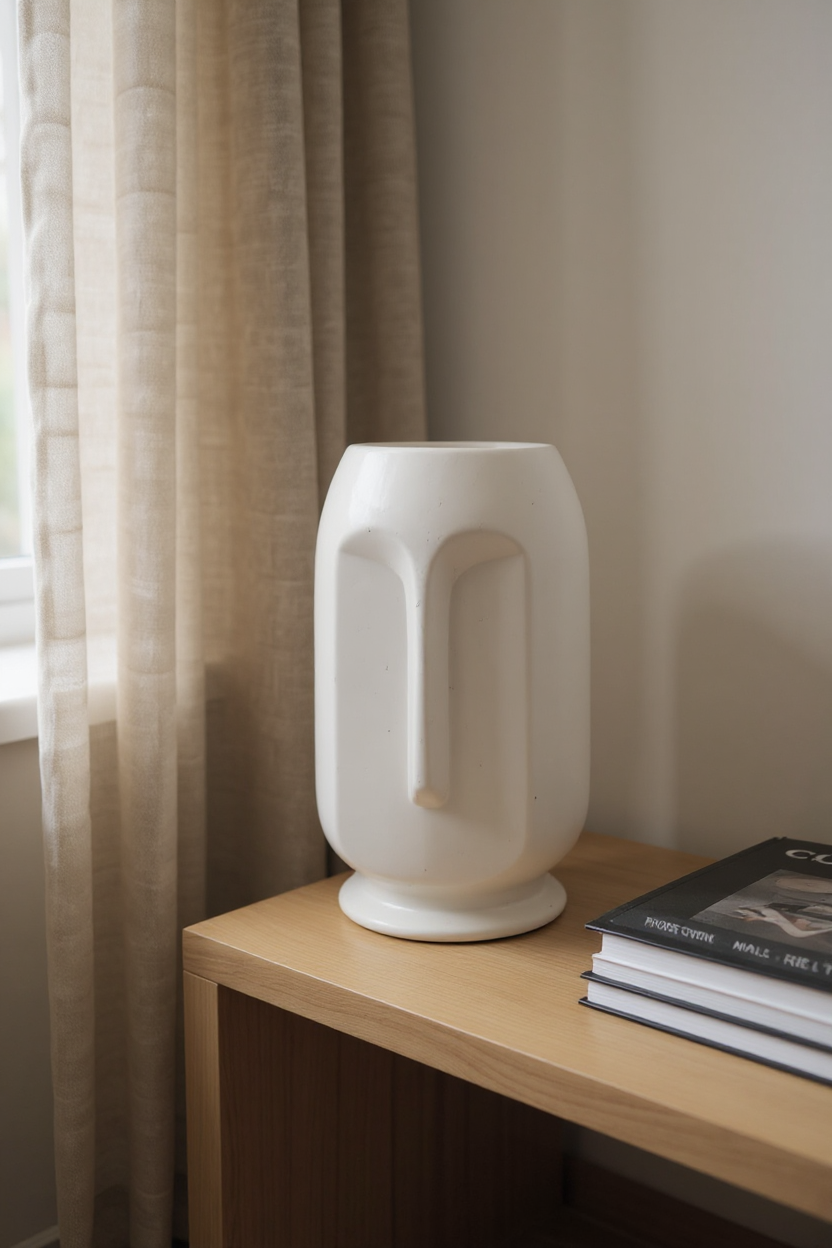 Claykaari Monarch Ceramic Vase – Sculptural Modern Accent Piece