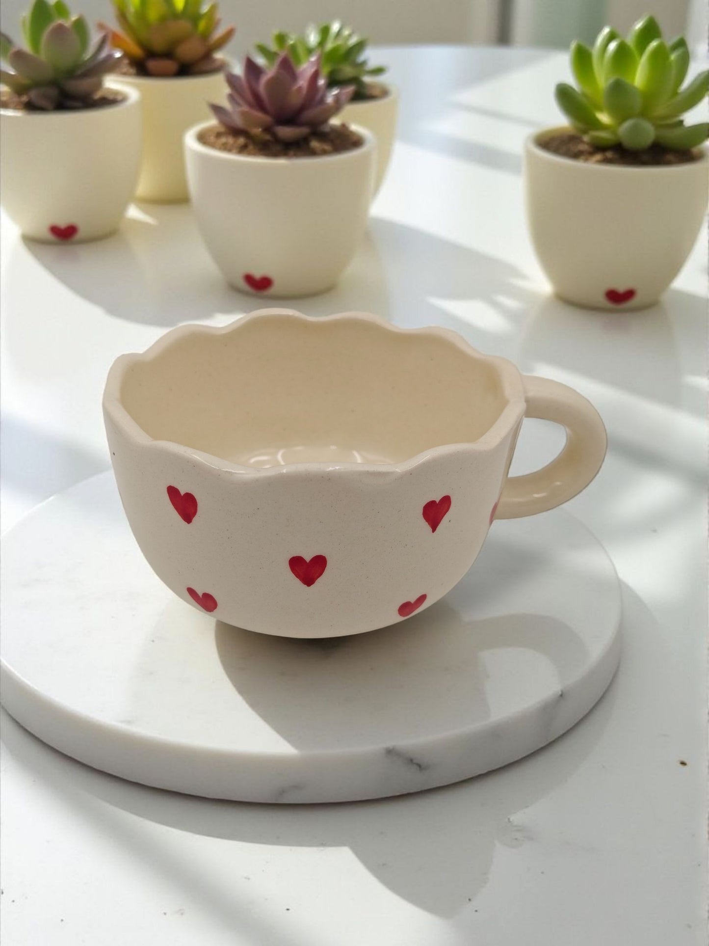 Sweetheart Curvy Mug- Handmade With Love