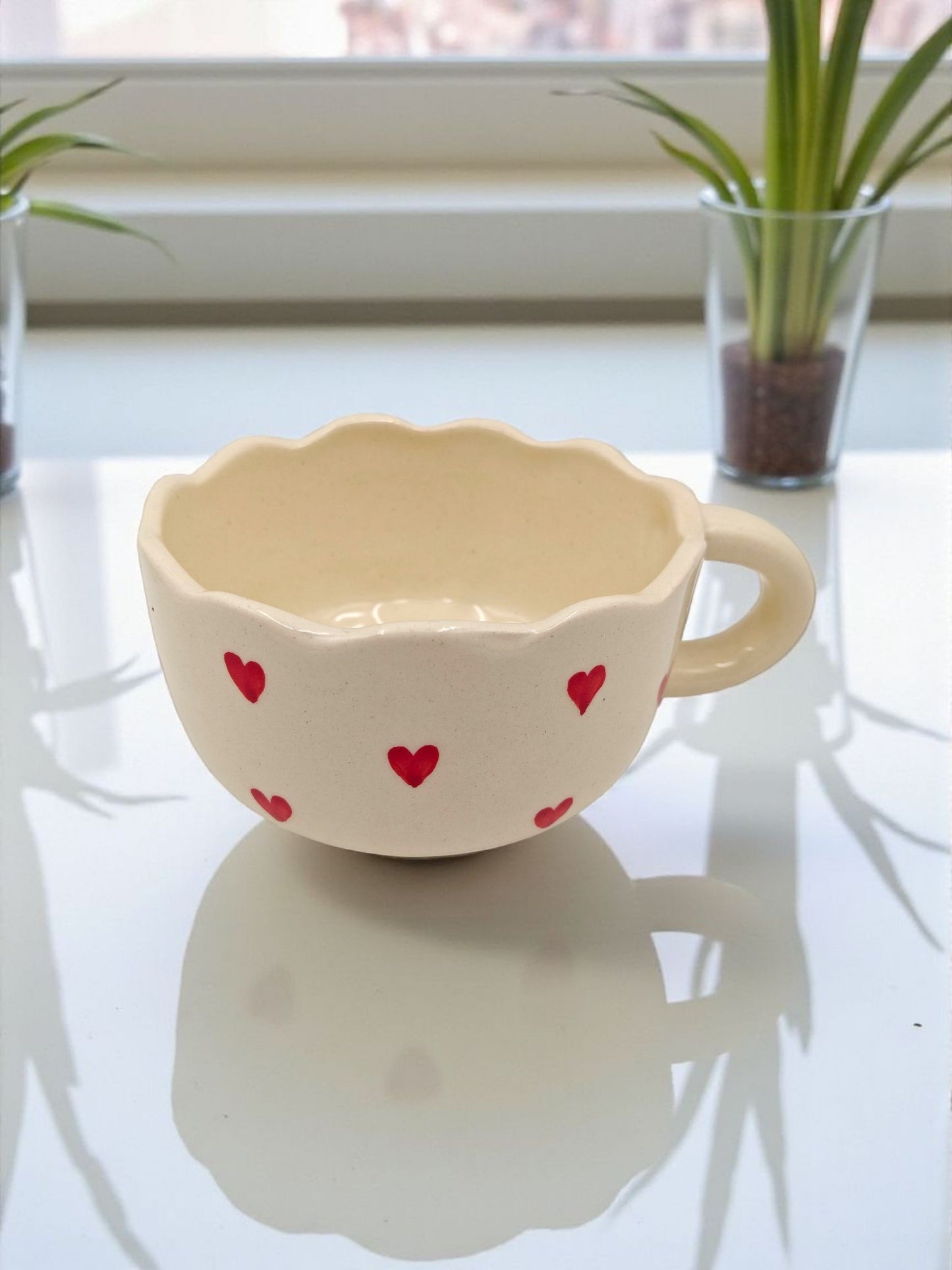 Sweetheart Curvy Mug- Handmade With Love