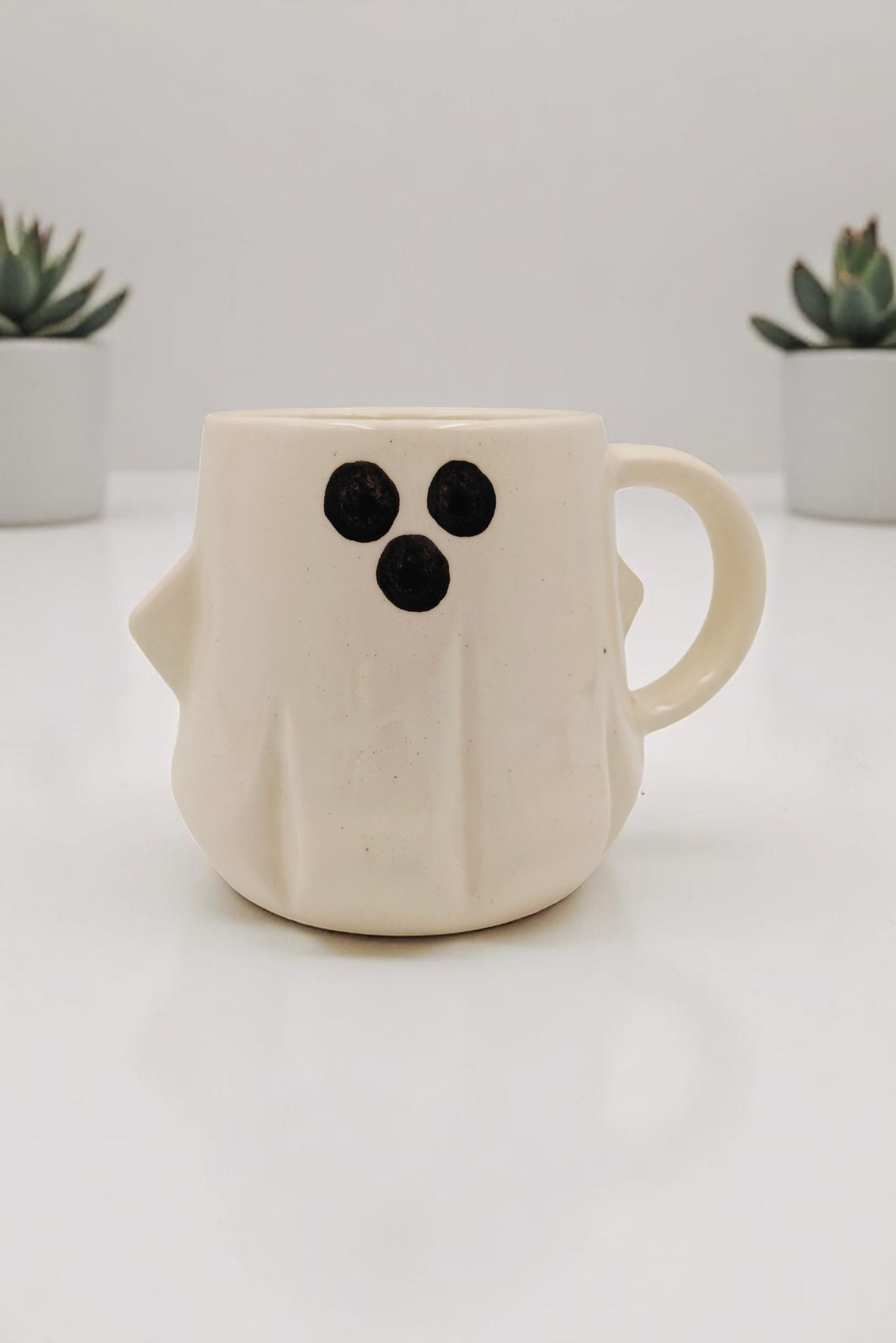 Cute Ghost Mug by Claykaari