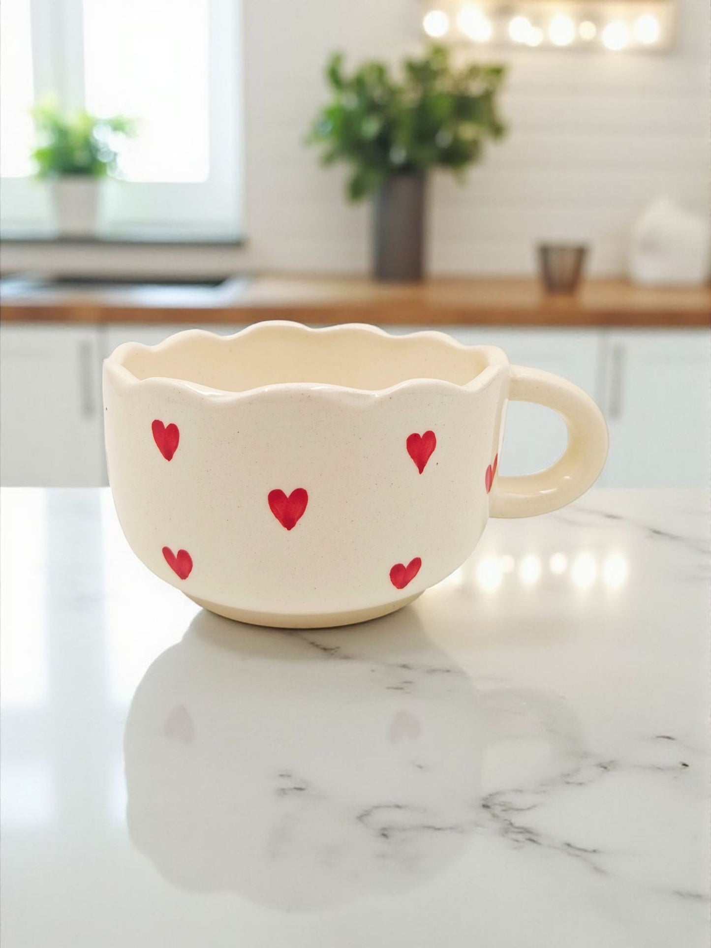 Sweetheart Curvy Mug- Handmade With Love