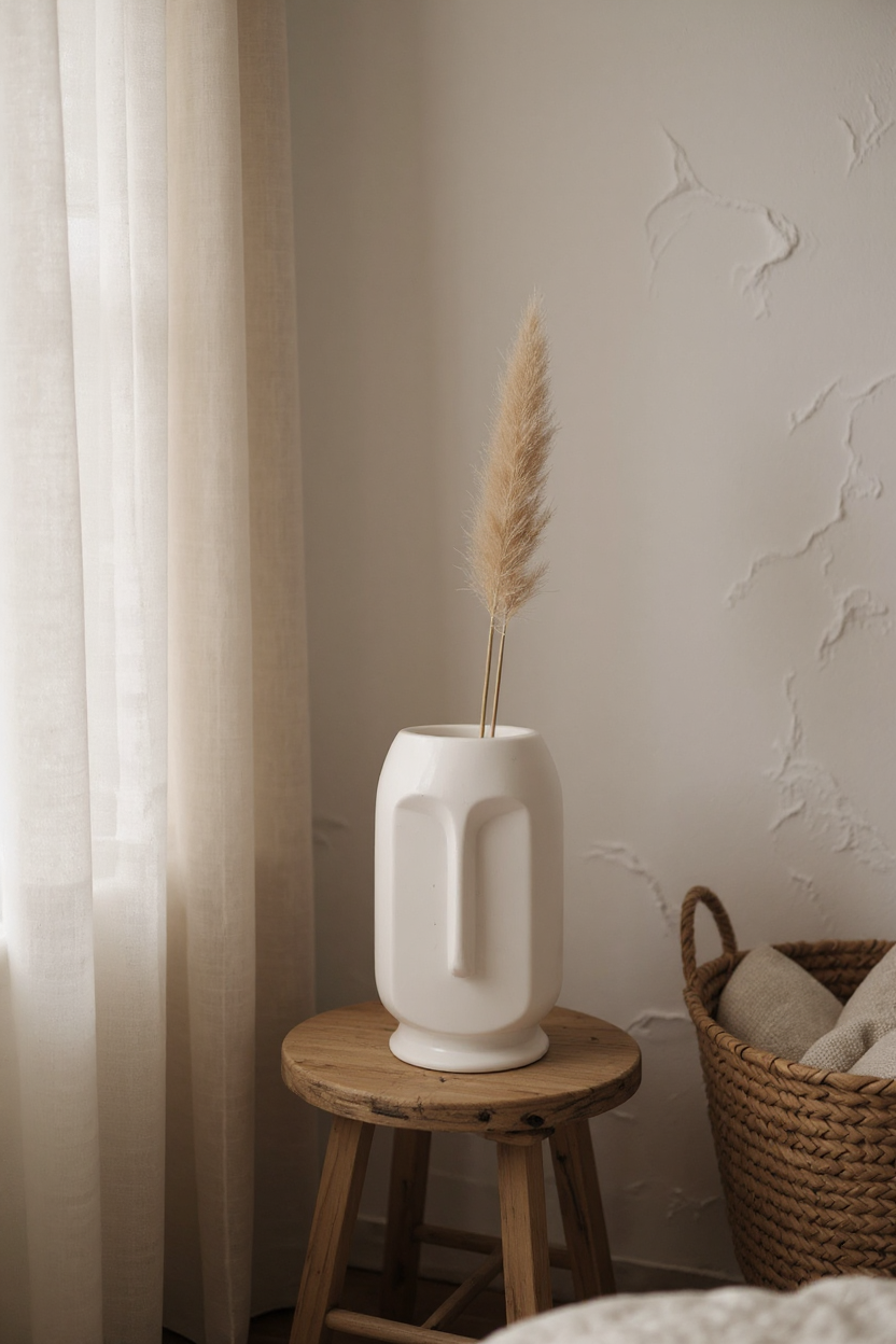 Claykaari Monarch Ceramic Vase – Sculptural Modern Accent Piece