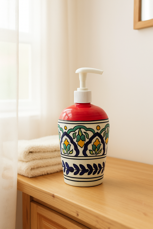 Red Aura Handcrafted Handwash Dispenser