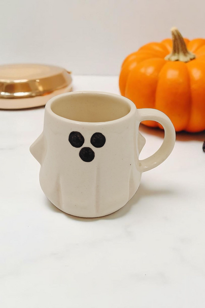 Cute Ghost Mug by Claykaari