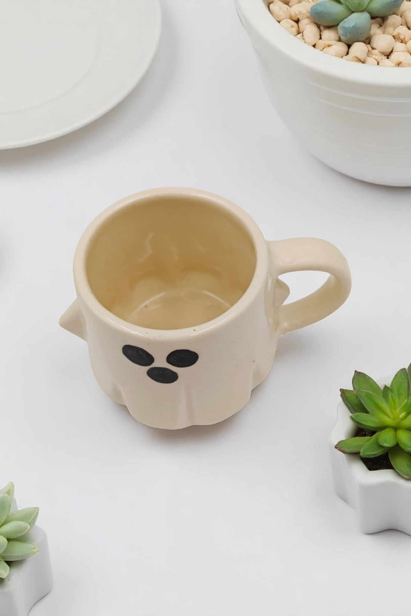 Cute Ghost Mug by Claykaari