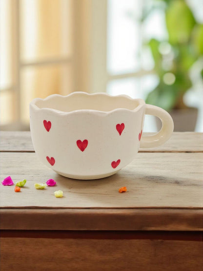 Sweetheart Curvy Mug- Handmade With Love