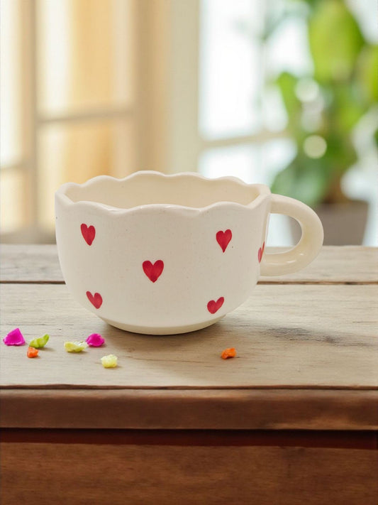 Sweetheart Curvy Mug- Handmade With Love