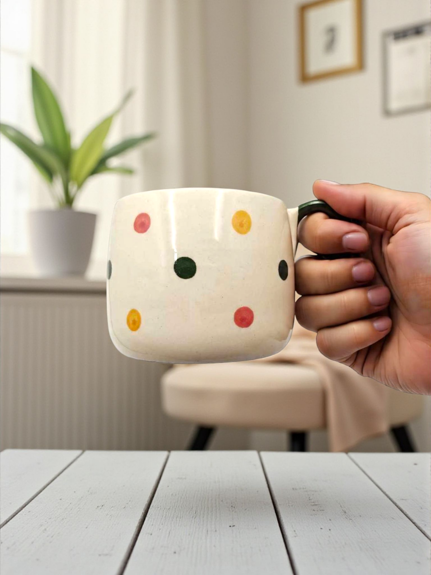 Playful Polka Mug