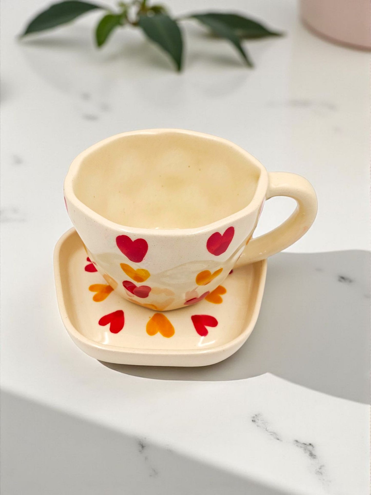 Sunny Sweetheart Cup & Saucer Set ☀️