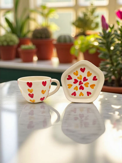 Sunny Sweetheart Cup & Saucer Set ☀️