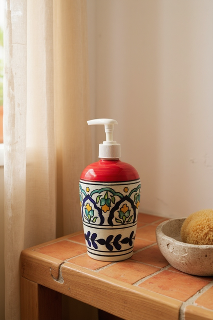 Red Aura Handcrafted Handwash Dispenser
