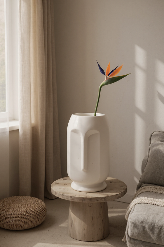 Claykaari Monarch Ceramic Vase – Sculptural Modern Accent Piece