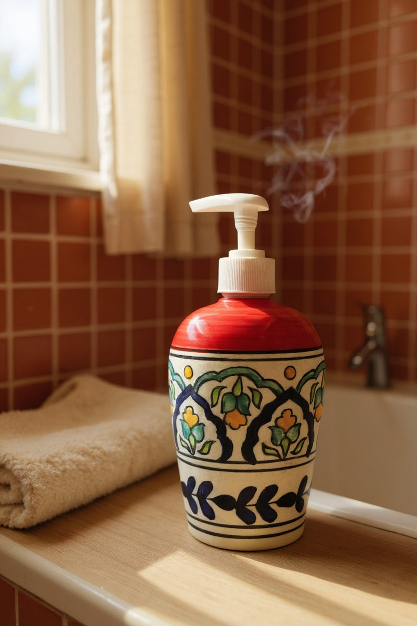 Red Aura Handcrafted Handwash Dispenser